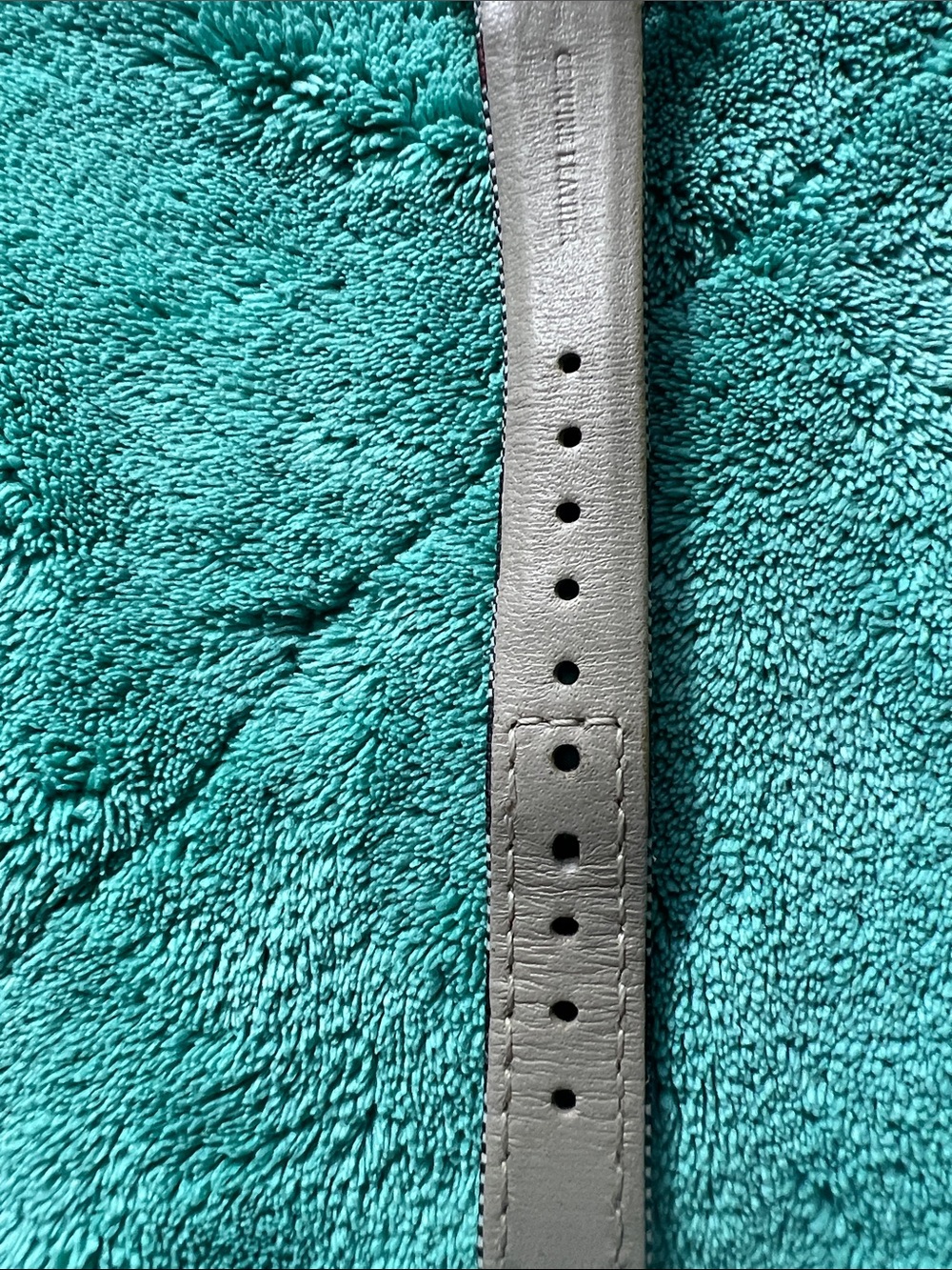 Burberry Silver Case Watch with White Dial and Black-White Check Strap - Picture 6 of 6